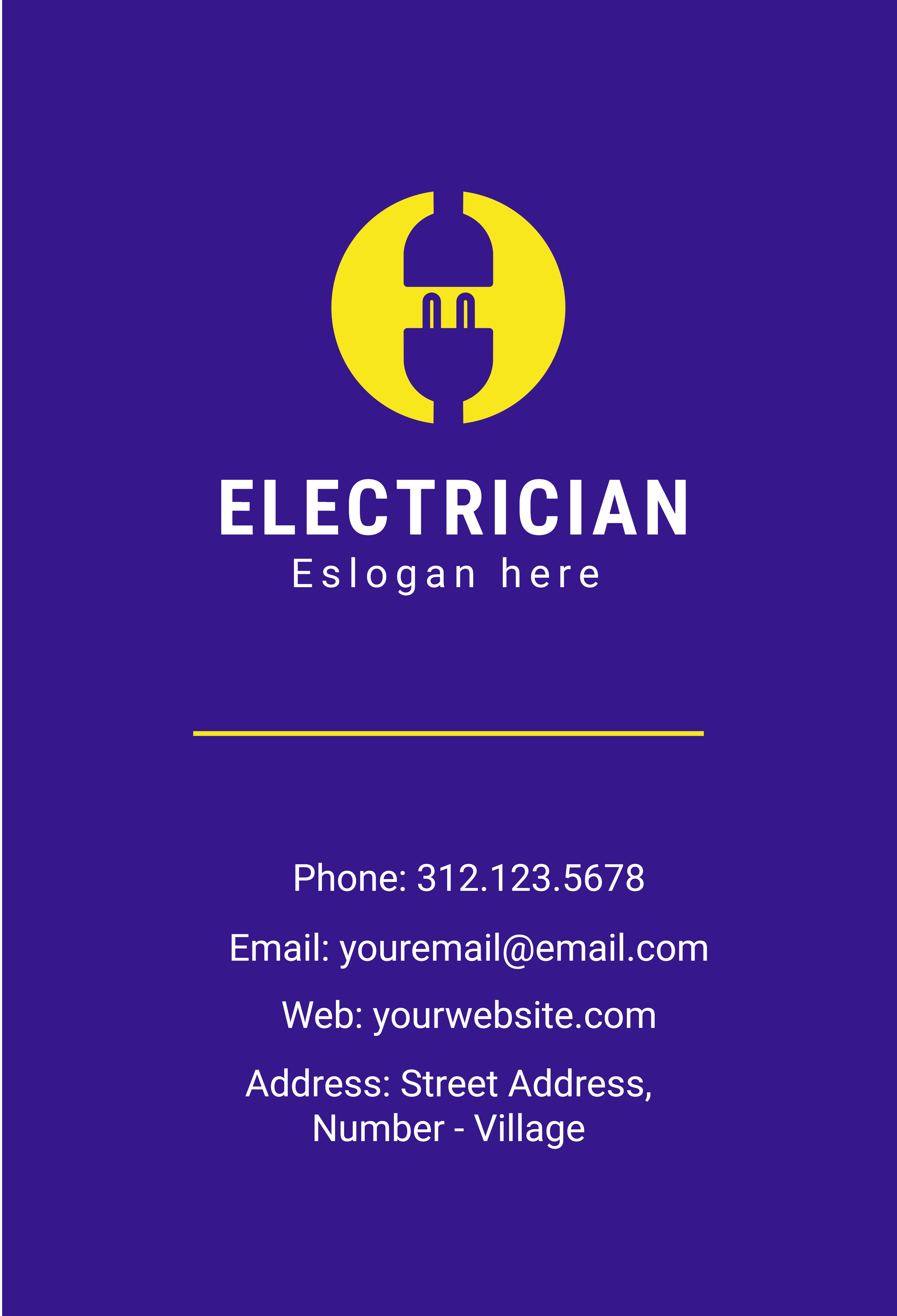 Festive A-frame (24 x 36)_Electrician 1 