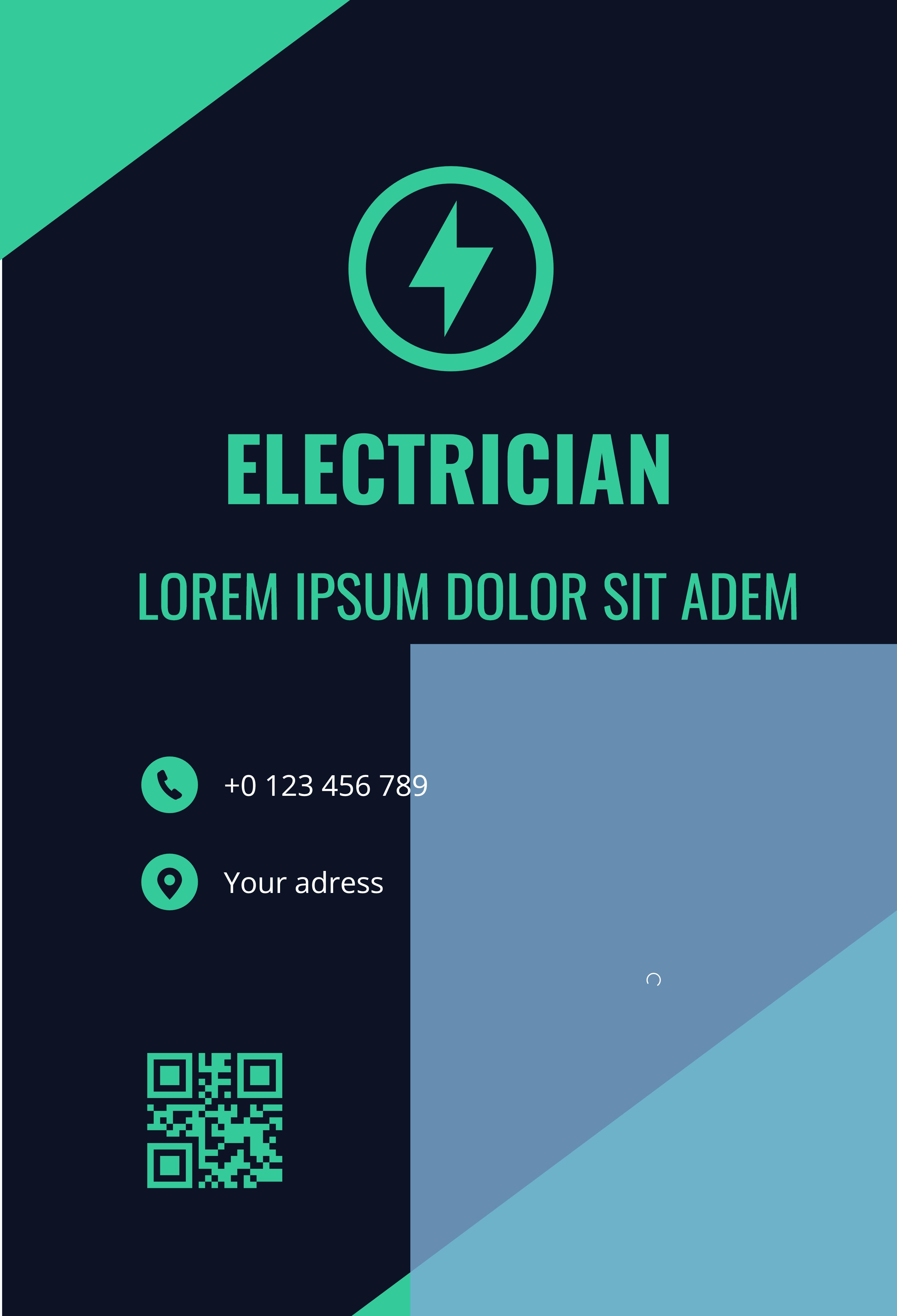 Festive A-frame (24 x 36)_Electrician 2 