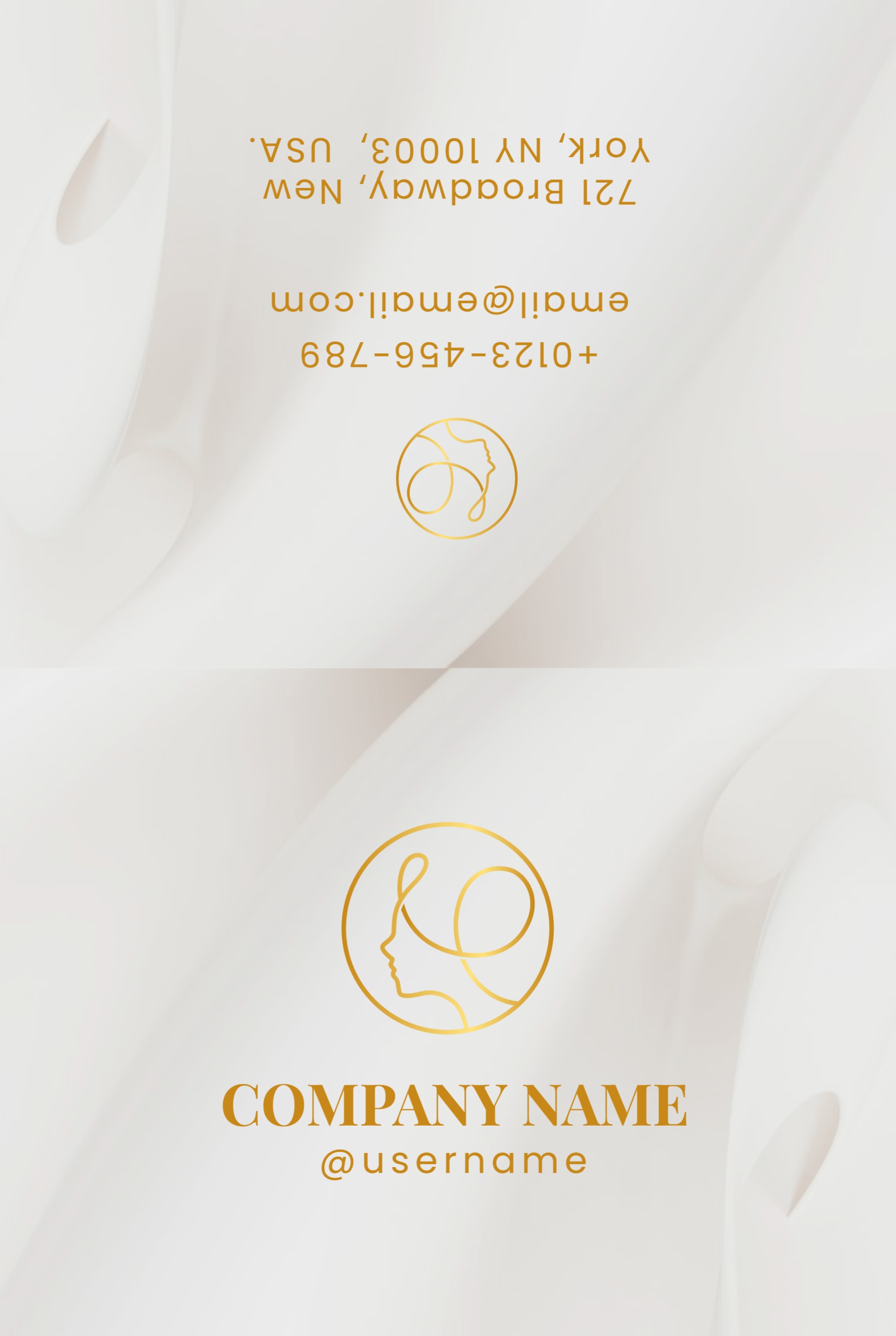 Festive Greeting Card (6 x 9) Horizontal_Beauty Spa 2