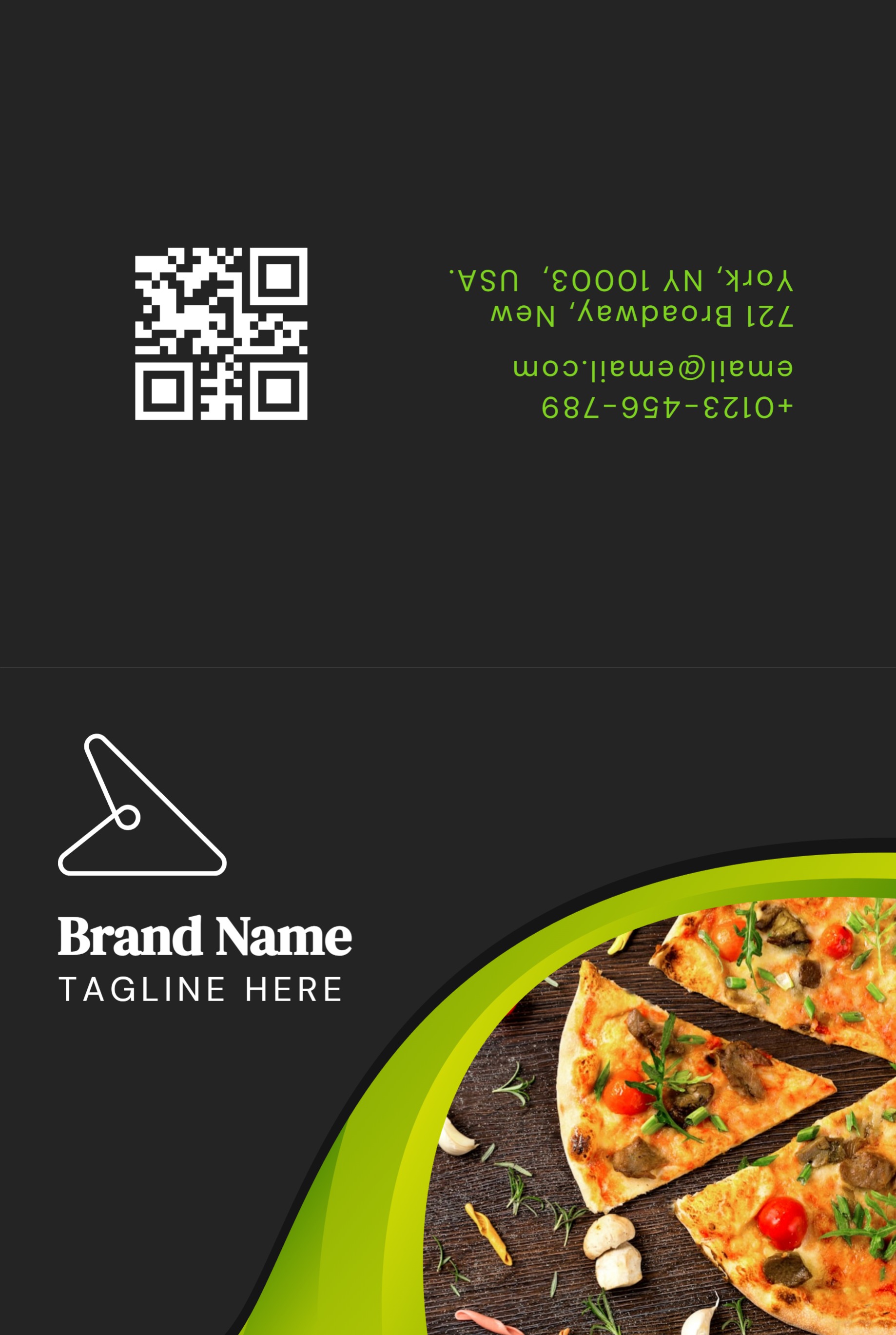 Festive Greeting Card (6 x 9) Horizontal_Restaurant 1 