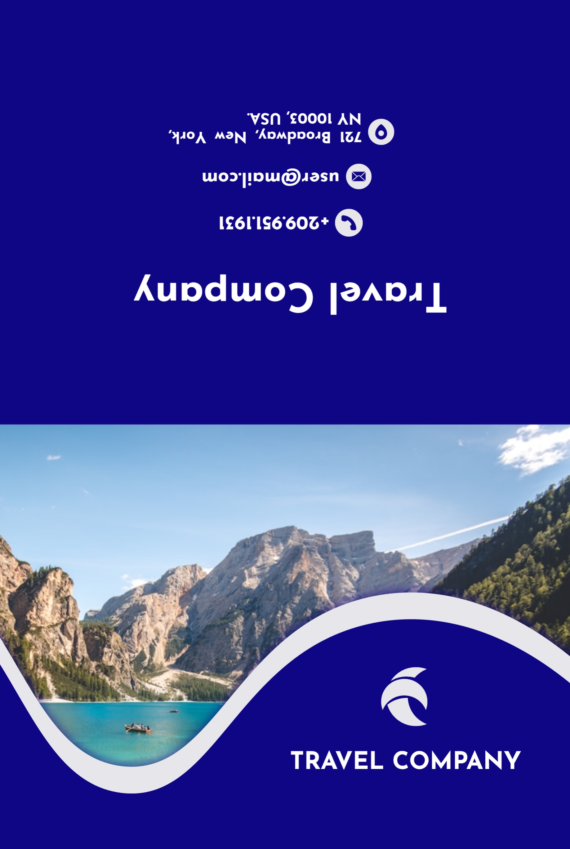 Festive Greeting Card (6 x 9) Horizontal_Travel Agency 1