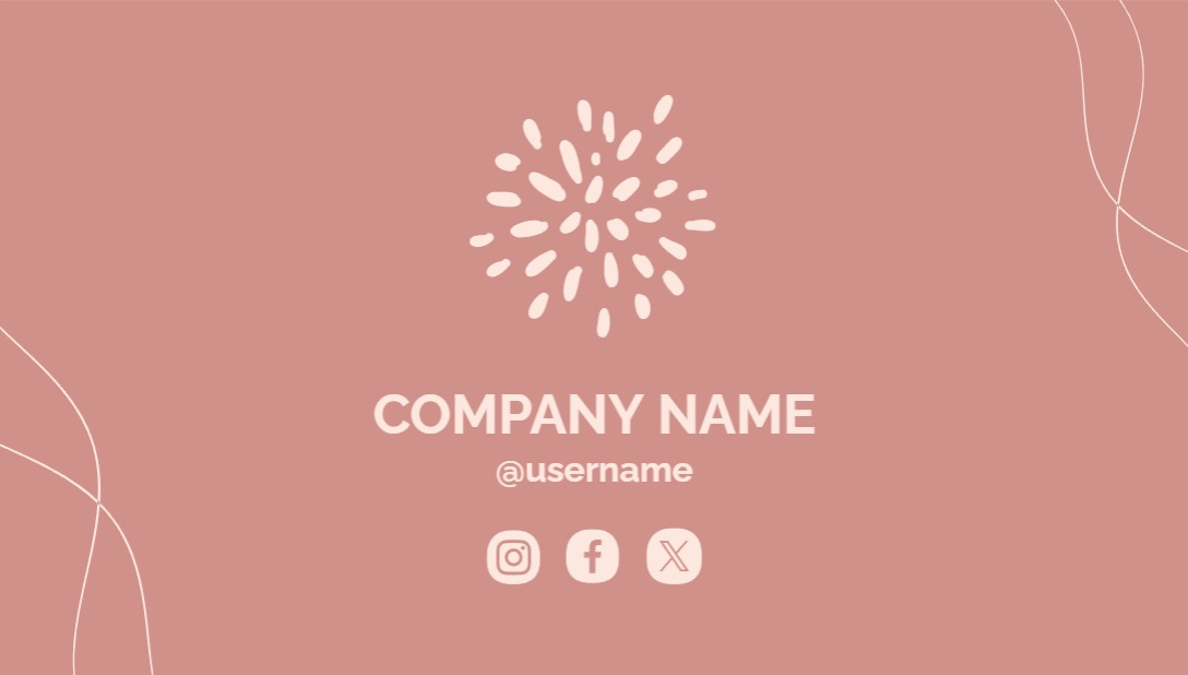 Festive Regular Business Card - Horizontal (3.5 x 2) _Beauty Spa 1 