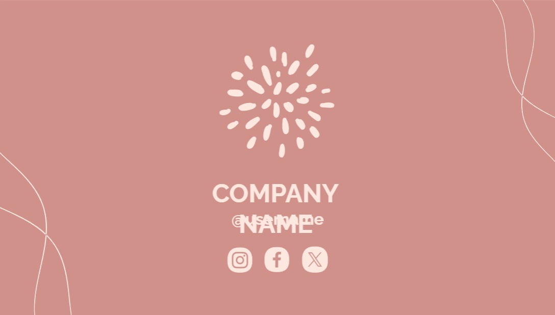 Festive Regular Business Card - Horizontal (3.5 x 2) Rounded Corners_Beauty Spa 1 