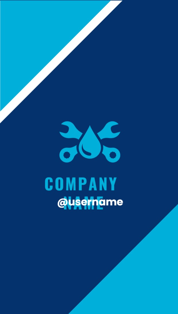 Festive Regular Business Card - Vertical (2 x 3.5) Rounded Corners_Plumbing 1 