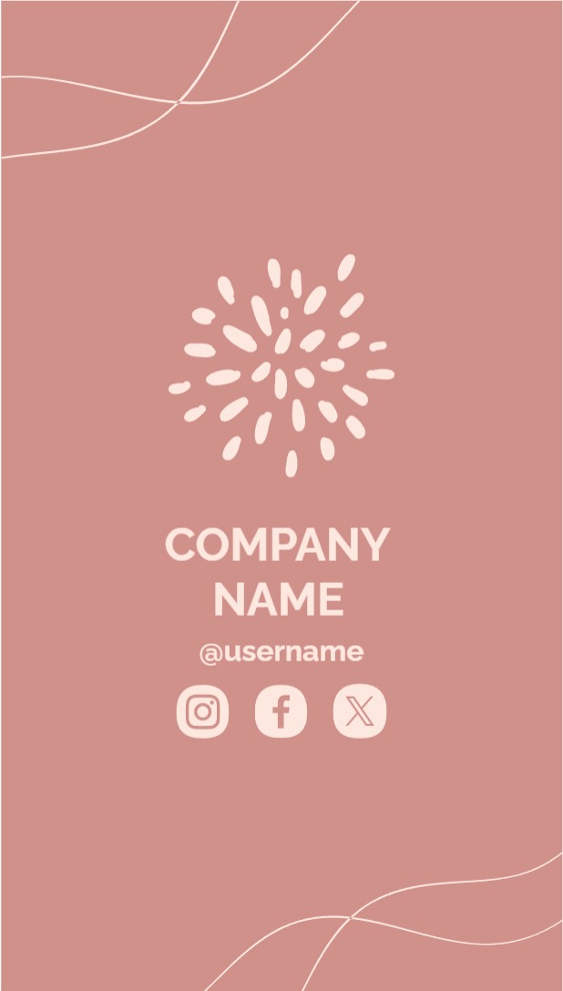 Festive Regular Business Card - Vertical (2 x 3.5)_Beauty Spa 1 