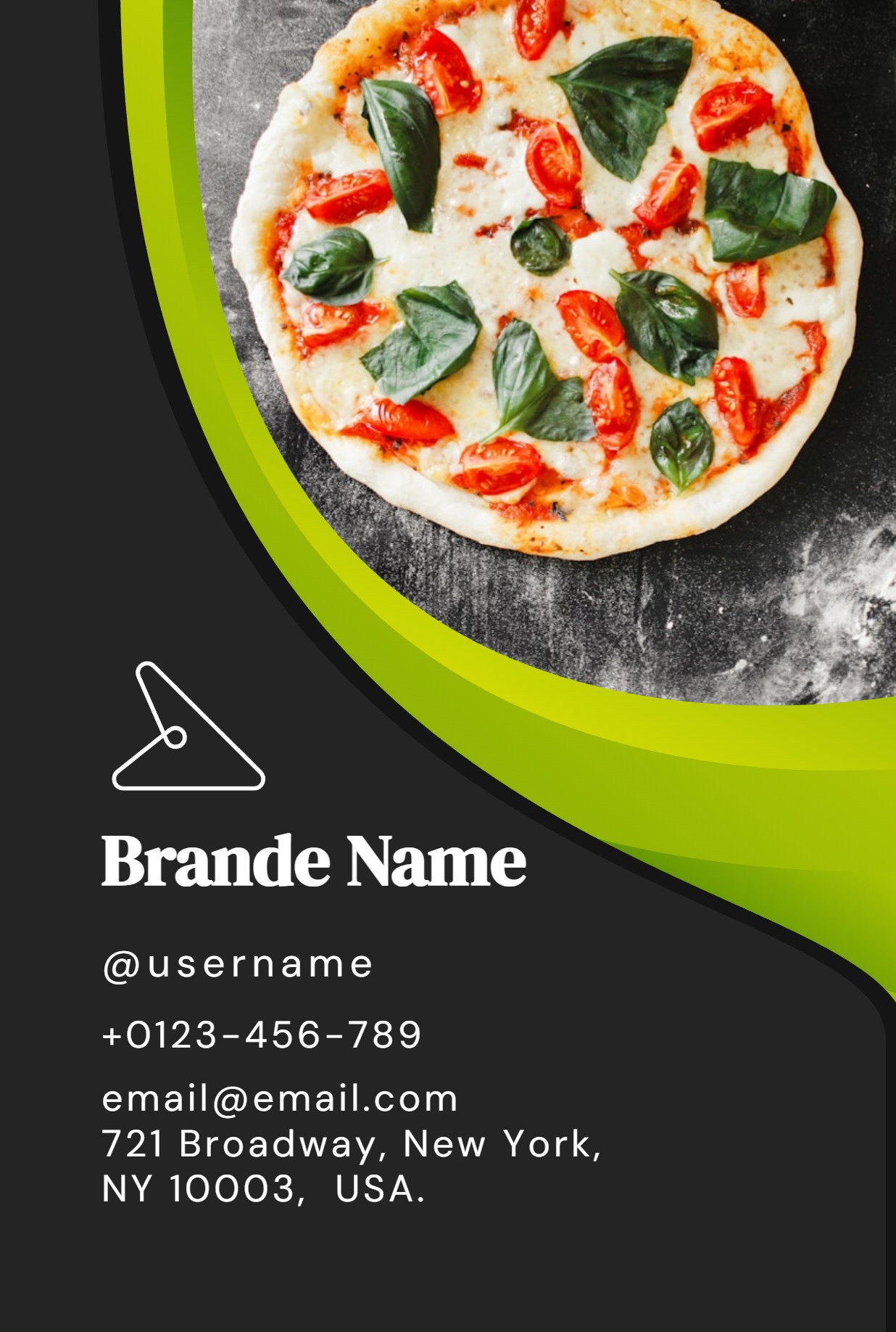 Festive Regular Postcard (4 x 6) Restaurant 