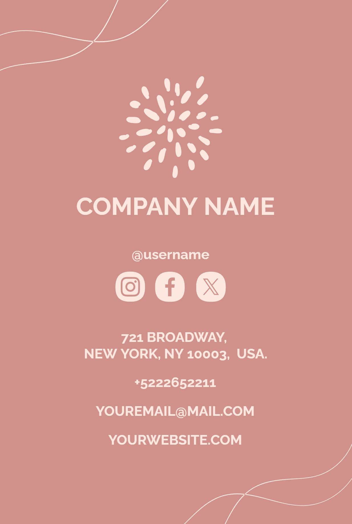 Festive Regular Postcard (4 x 6)_Beauty Spa 1 