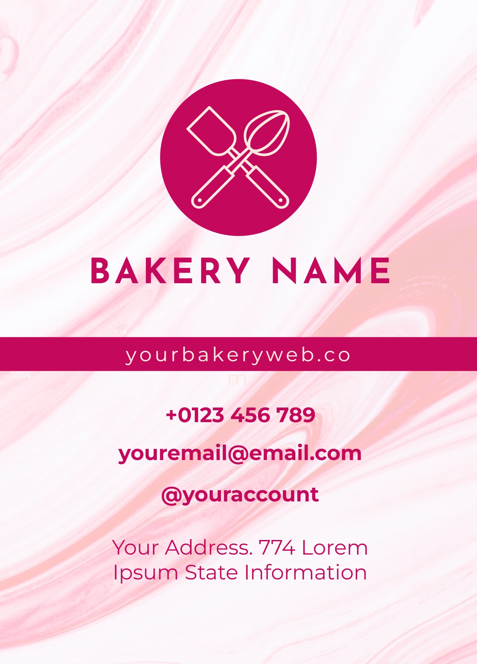 Festive Regular Postcard (5 x 7)_Bakery 1 