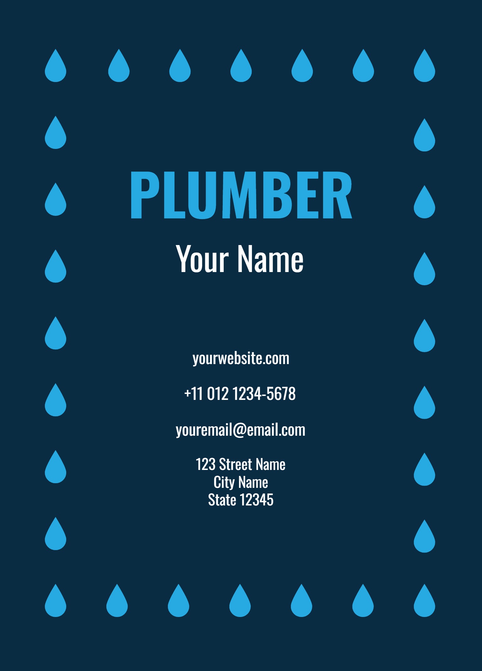 Festive Regular Postcard (5 x 7)_Plumbing 2 