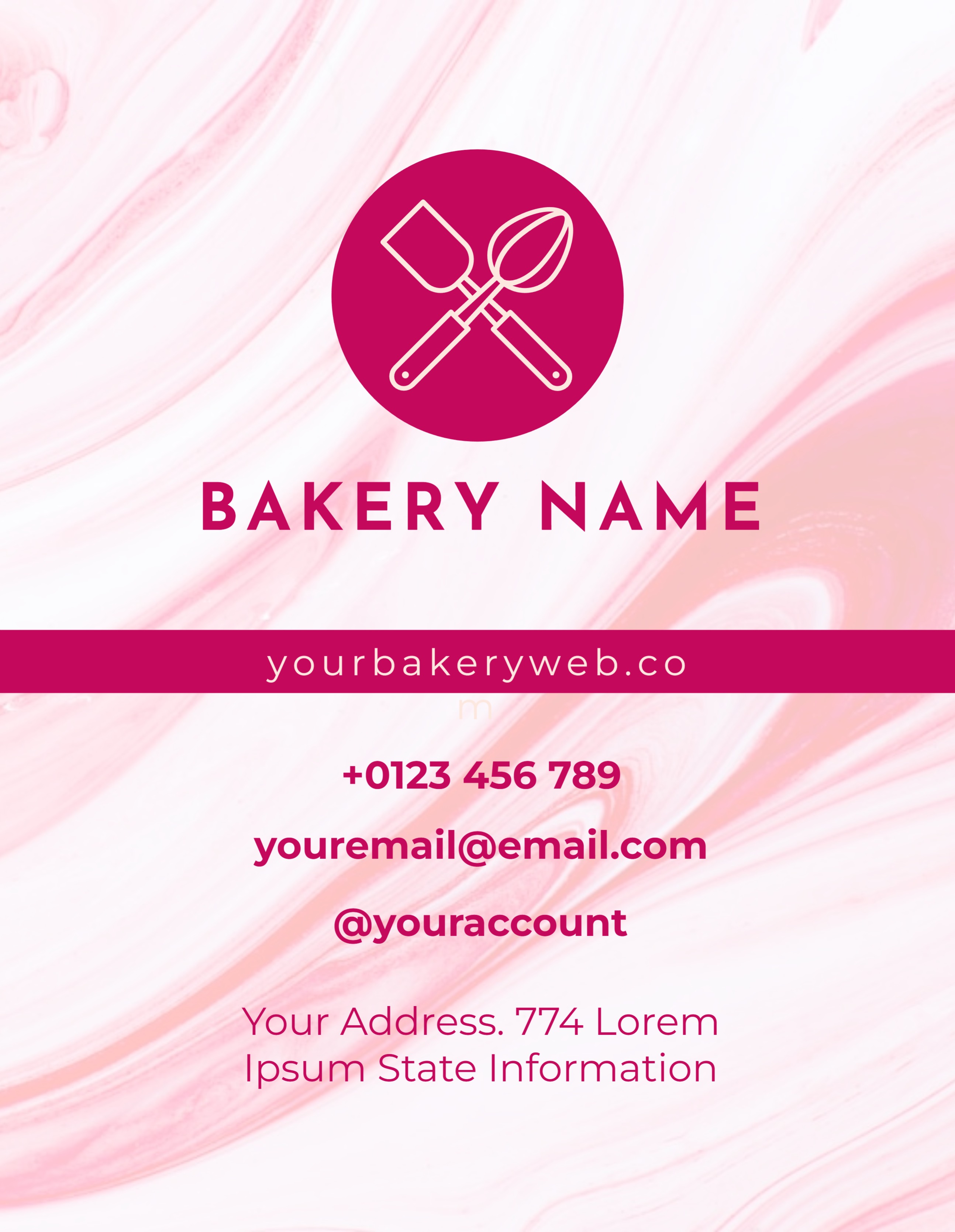 Festive Regular Postcard (8.5 x 11)_Bakery 1 