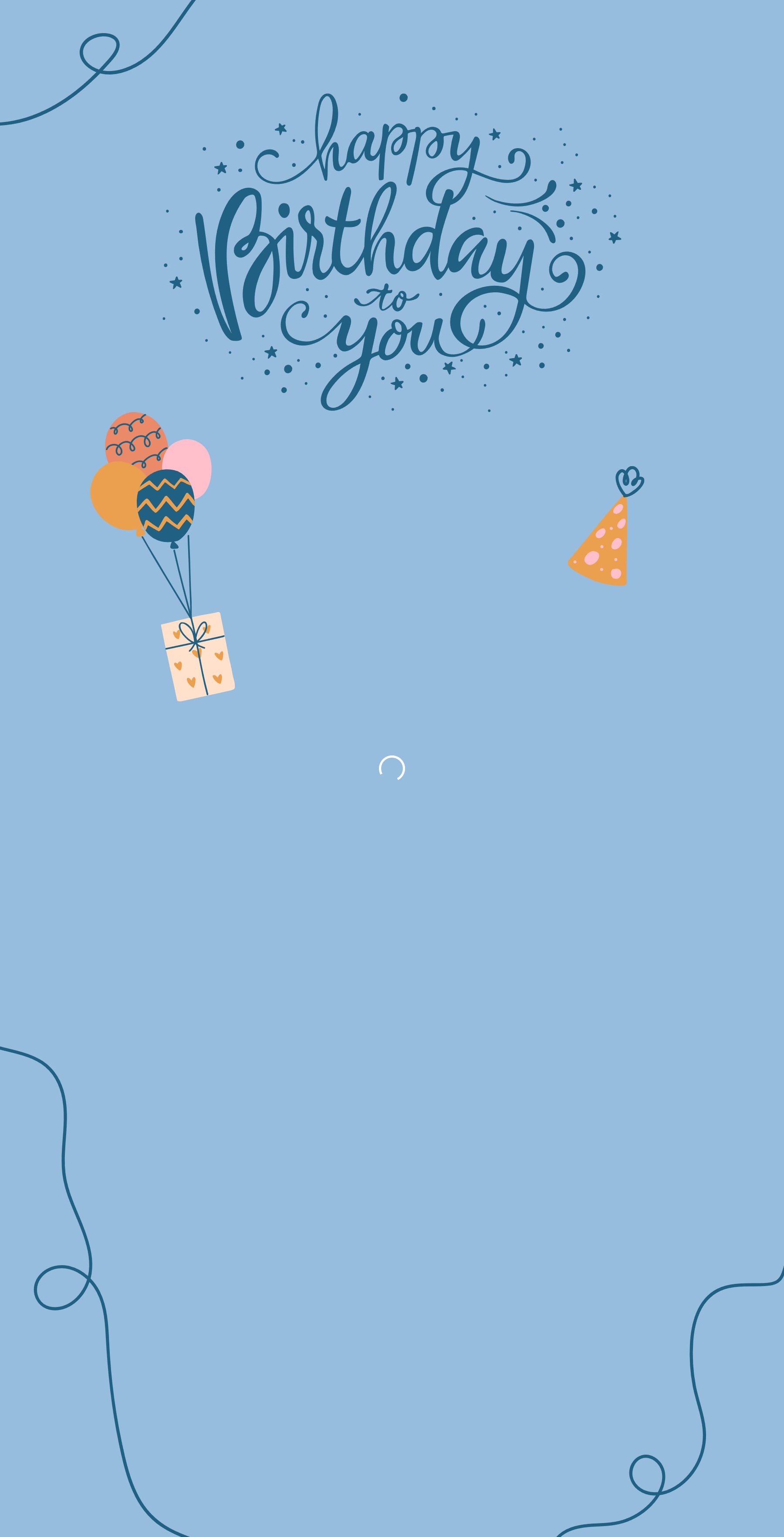 Festive Vinyl Banner (2 x 4) Vertical_Birthday 1