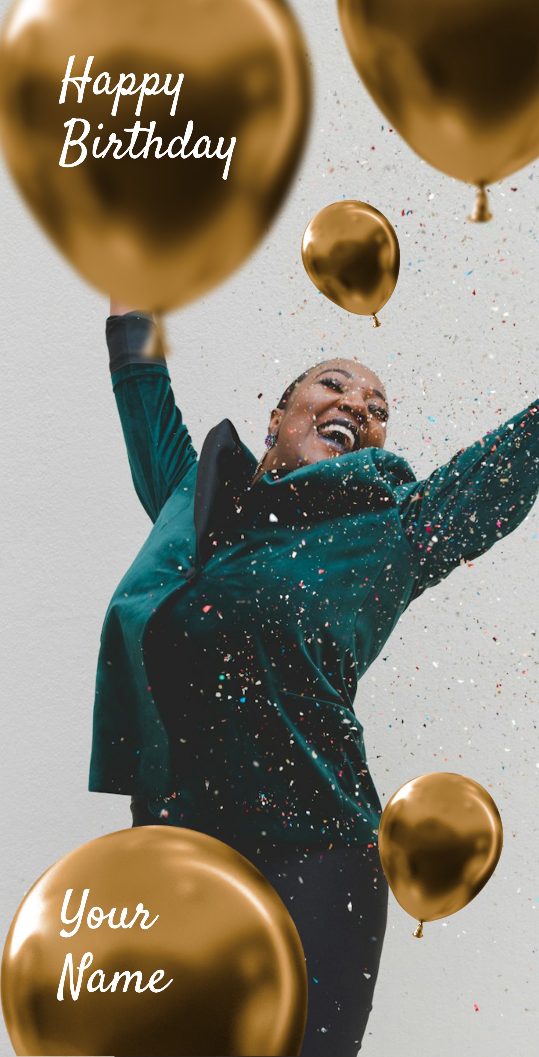 Festive Vinyl Banner (2 x 4) Vertical_Birthday 2 