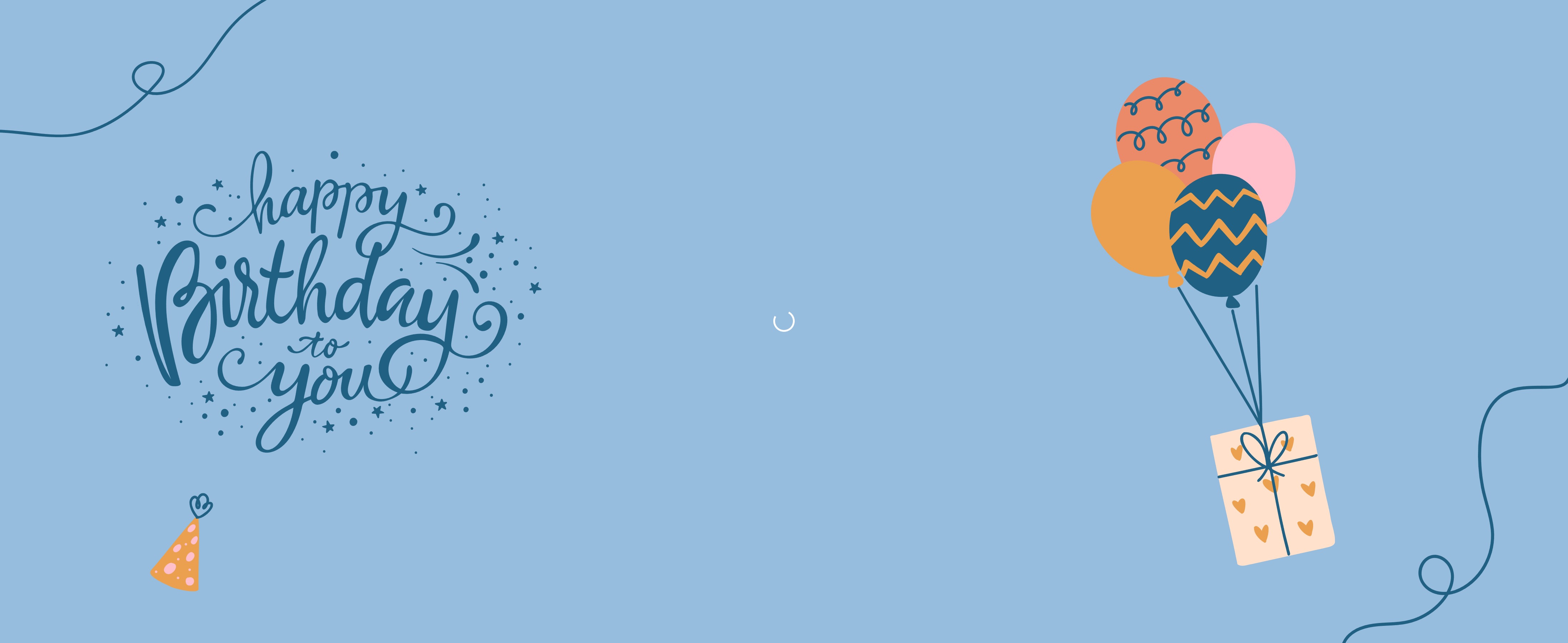 Festive Vinyl Banner (2 x 5) Horizontal_Birthday 1 