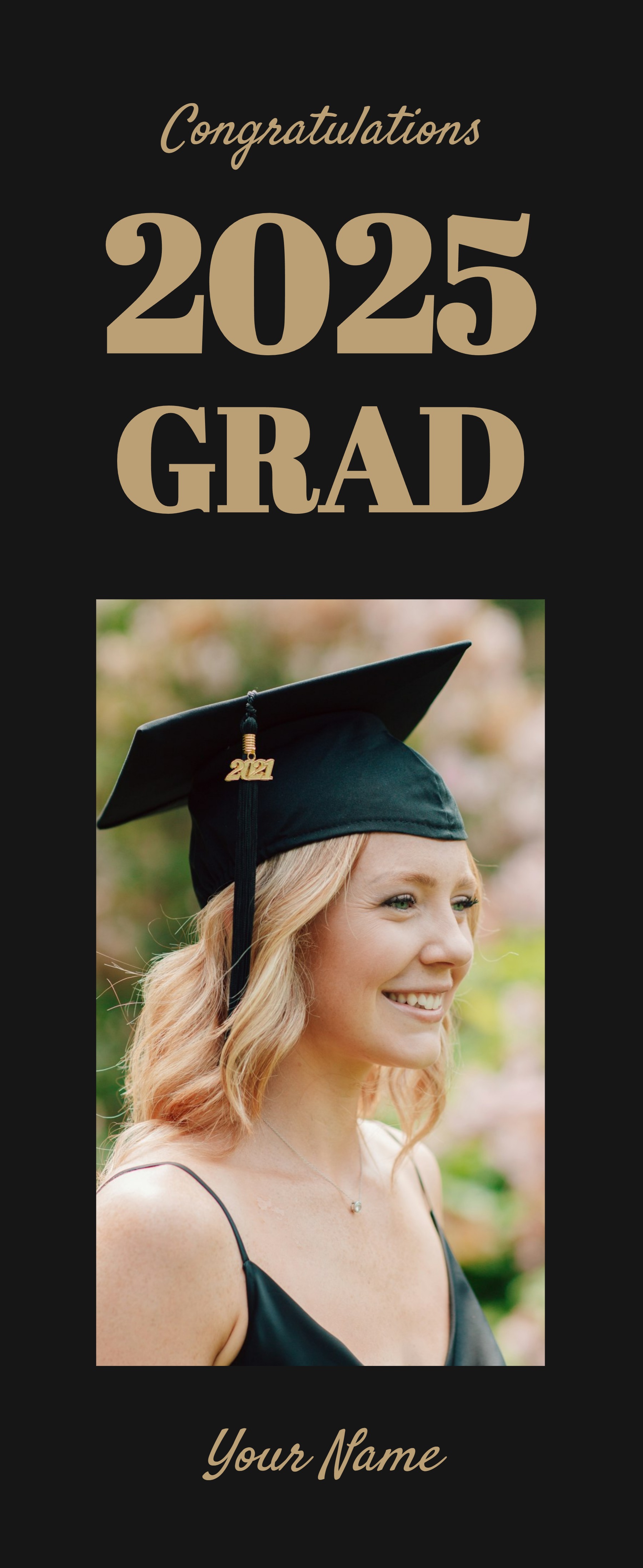Festive Vinyl Banner (2 x 5) Vertical_Graduation 1 
