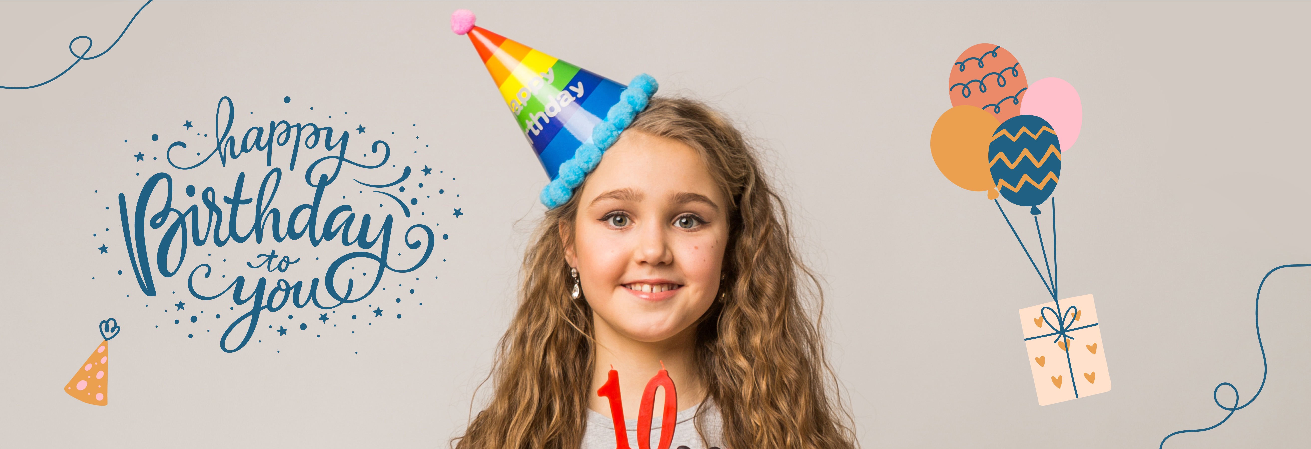 Festive Vinyl Banner (2 x 6) Horizontal_Birthday 1 