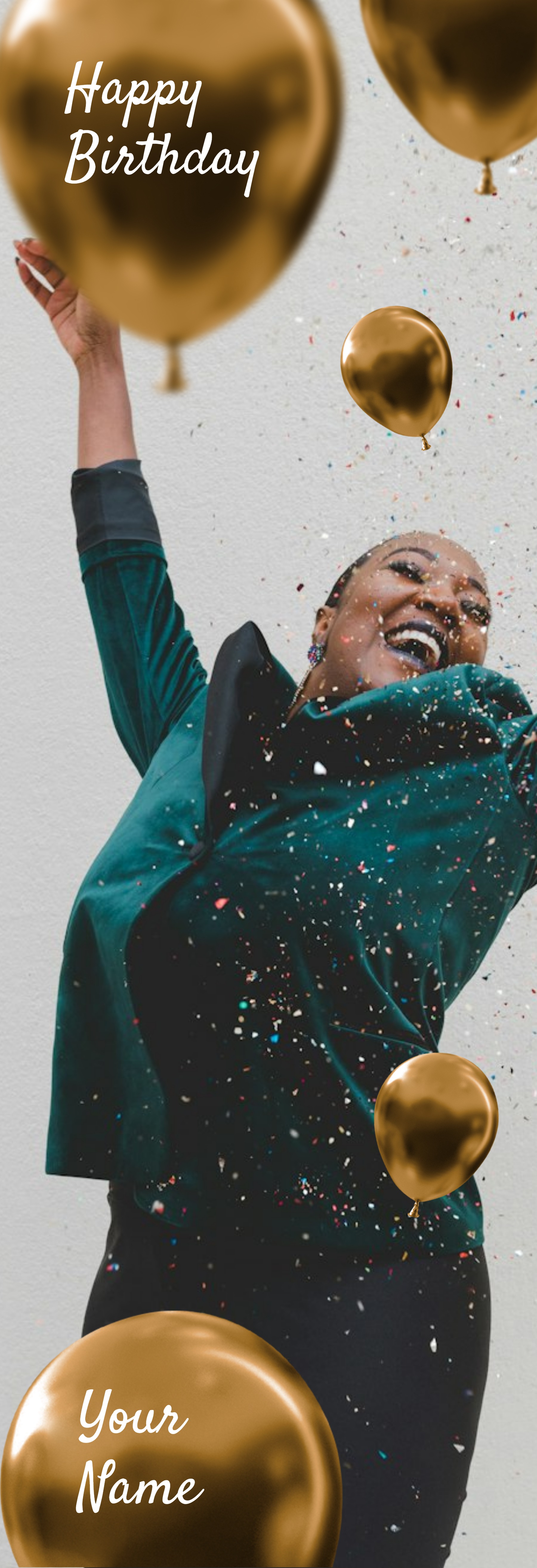 Festive Vinyl Banner (2 x 6) Vertical_Birthday 2 