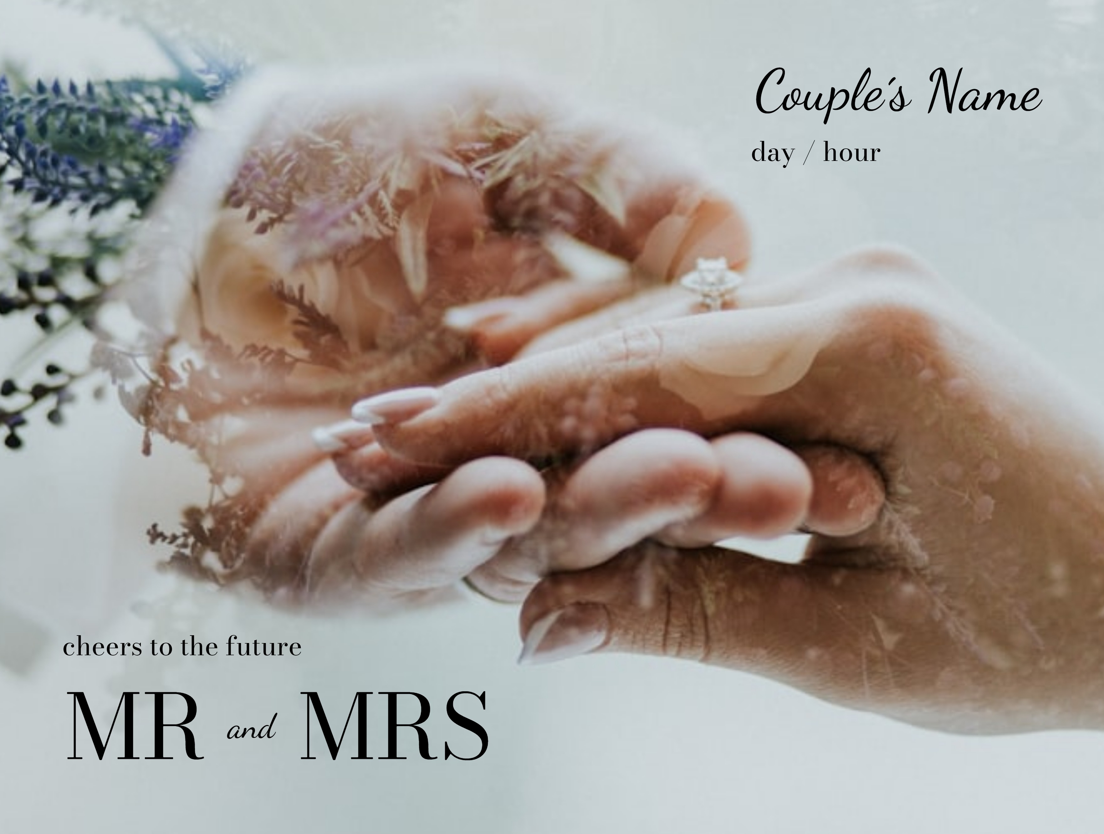 Festive Vinyl Banner (3 x 4) Horizontal_Wedding 1 