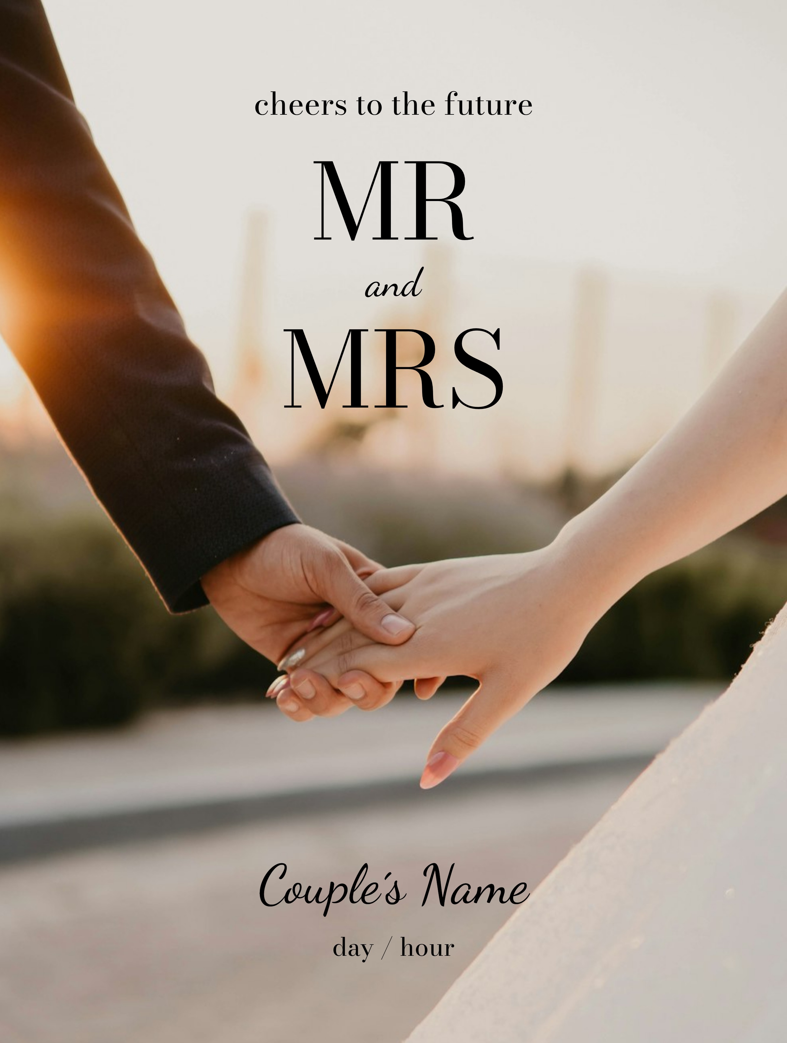 Festive Vinyl Banner (3 x 4) Vertical_Wedding 1 