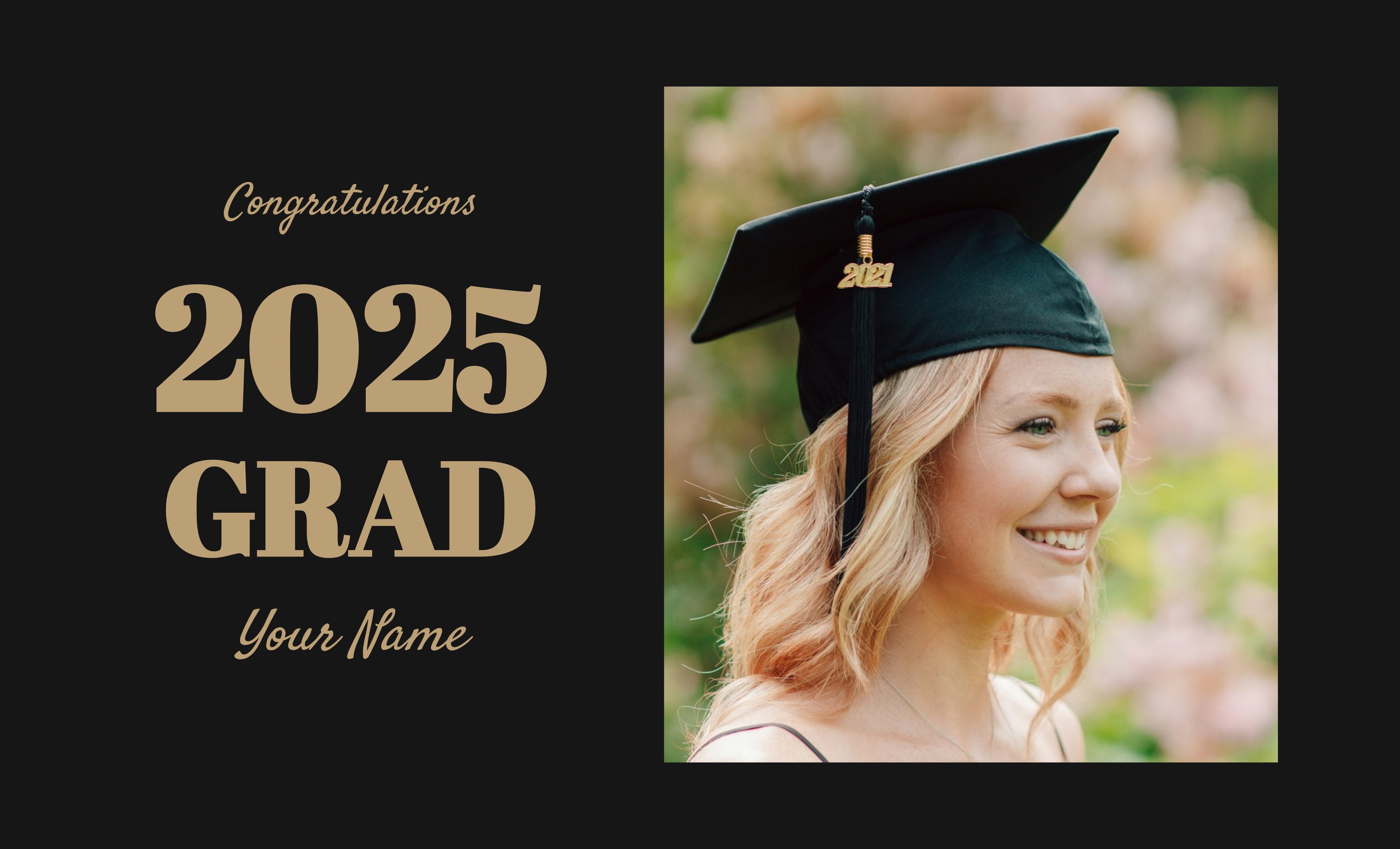 Festive Vinyl Banner (3 x 5) Horizontal_Graduation 1 