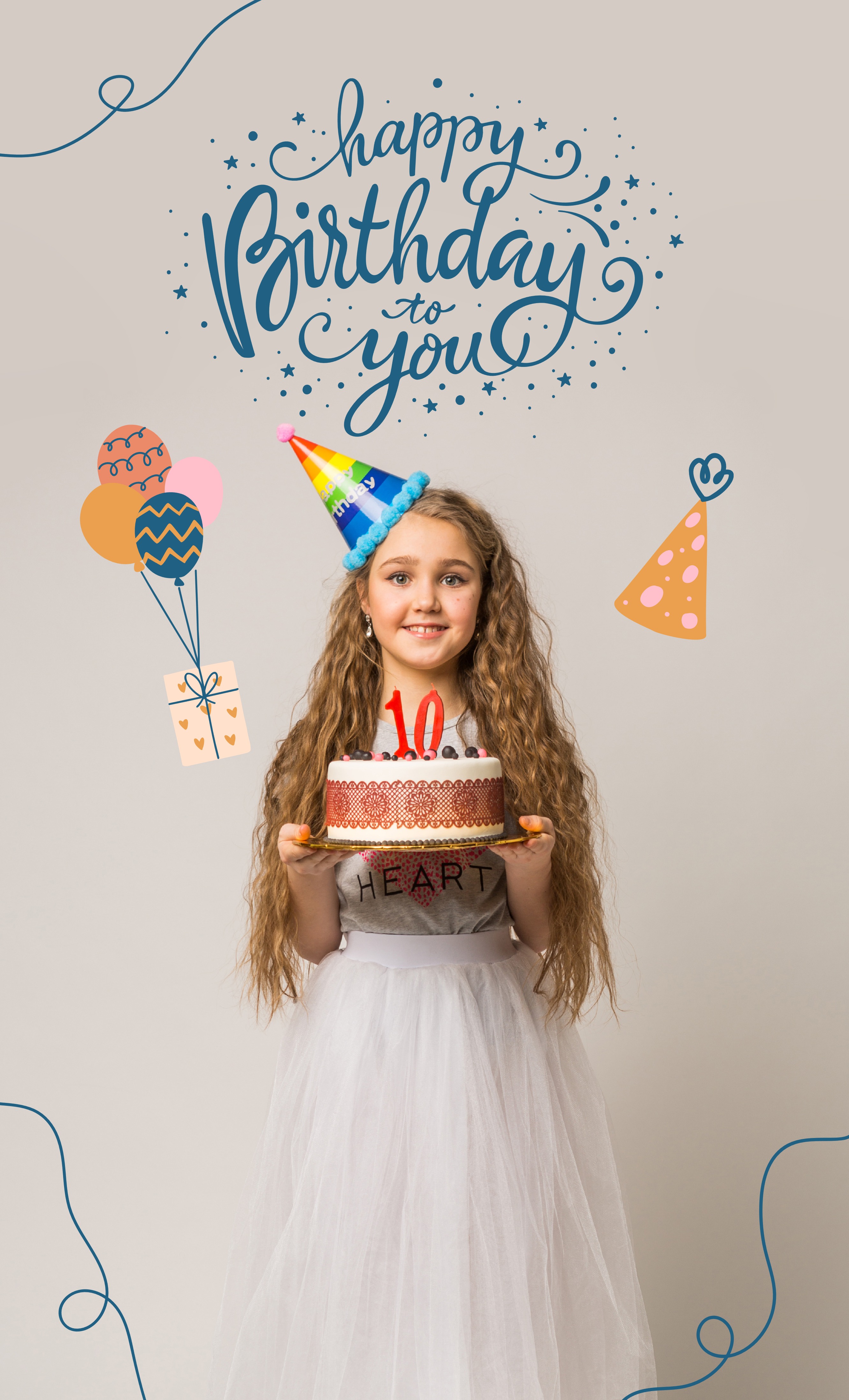 Festive Vinyl Banner (3 x 5) Vertical_Birthday 1 