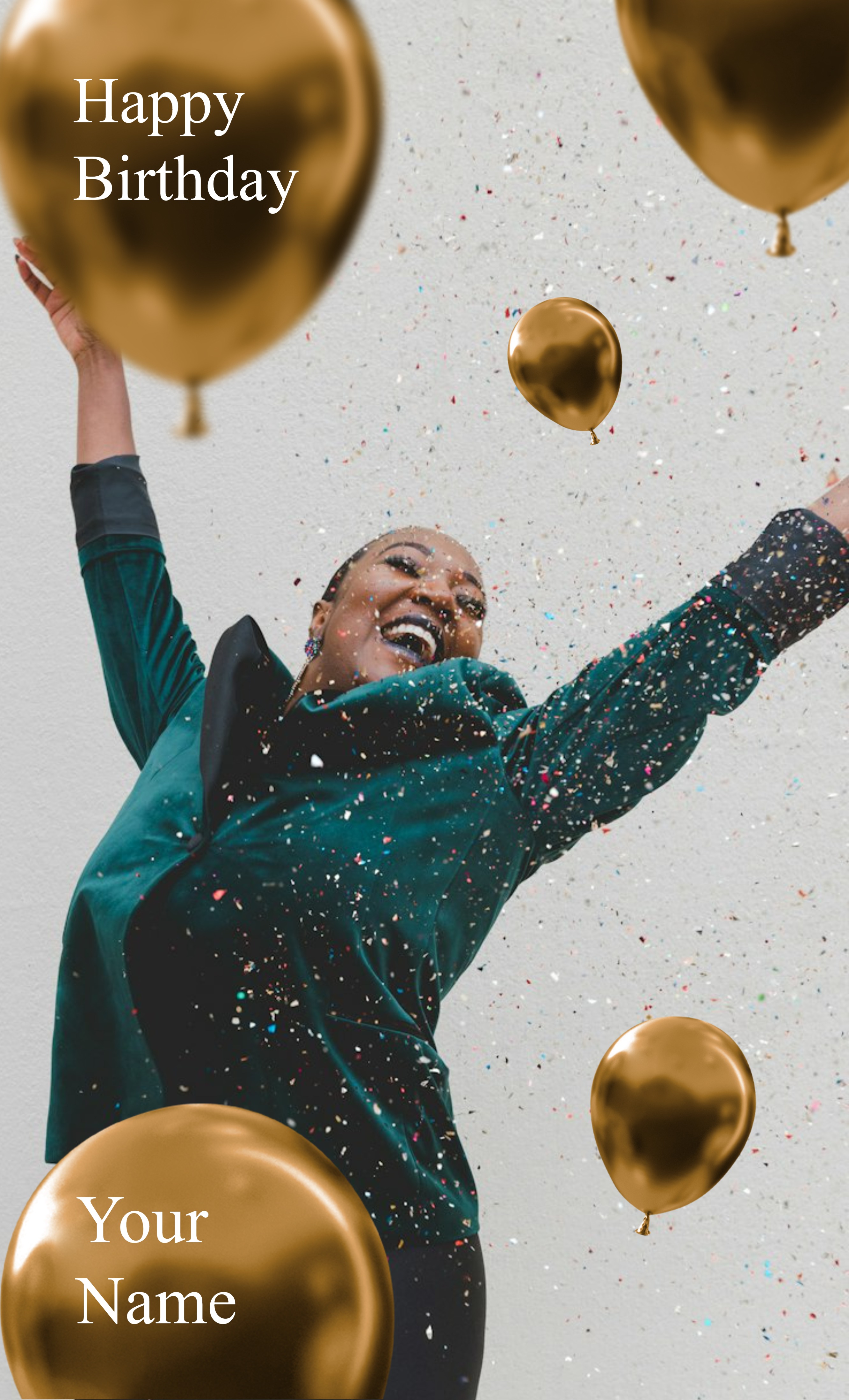 Festive Vinyl Banner (3 x 5) Vertical_Birthday 2 