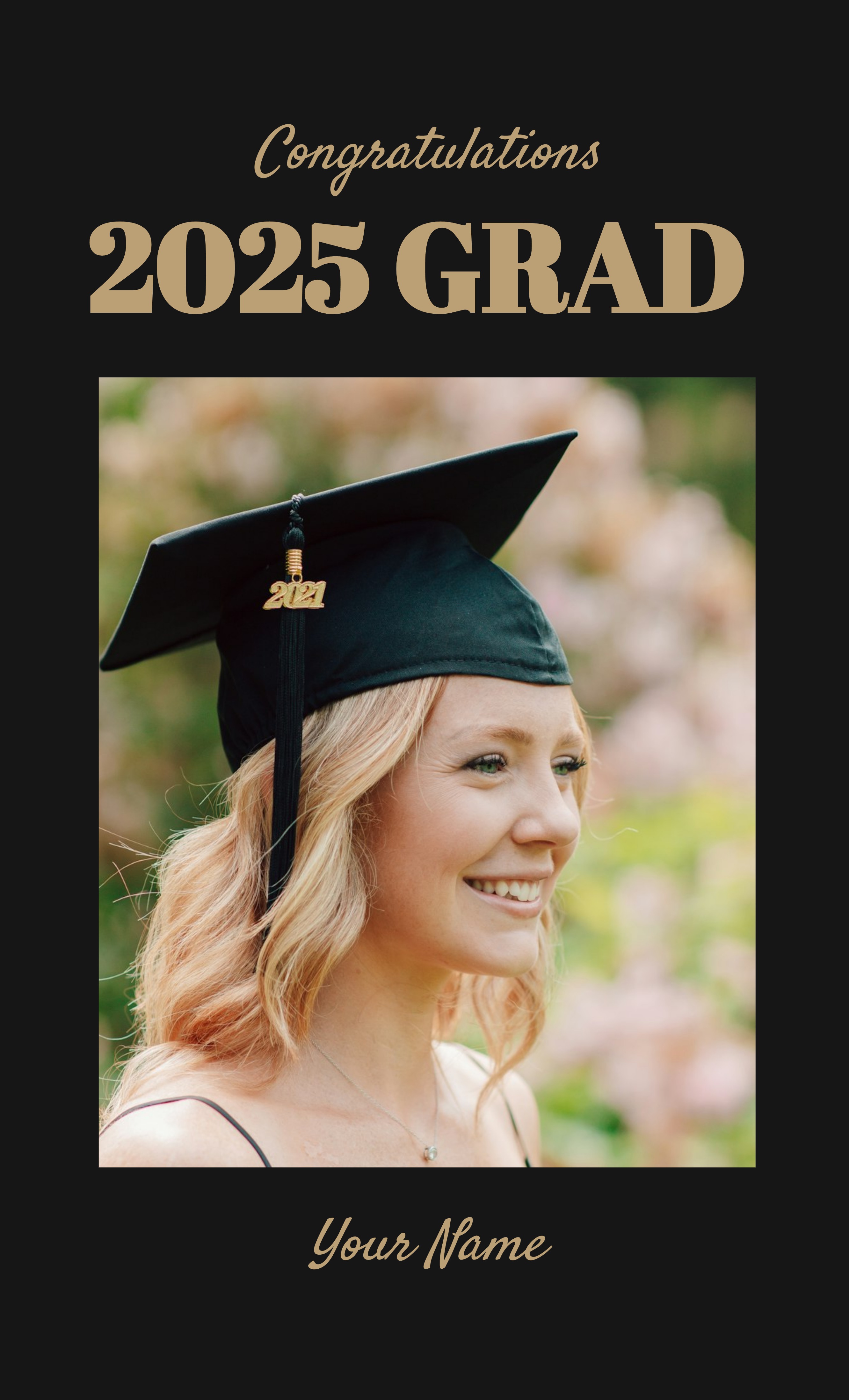 Festive Vinyl Banner (3 x 5) Vertical_Graduation 1 