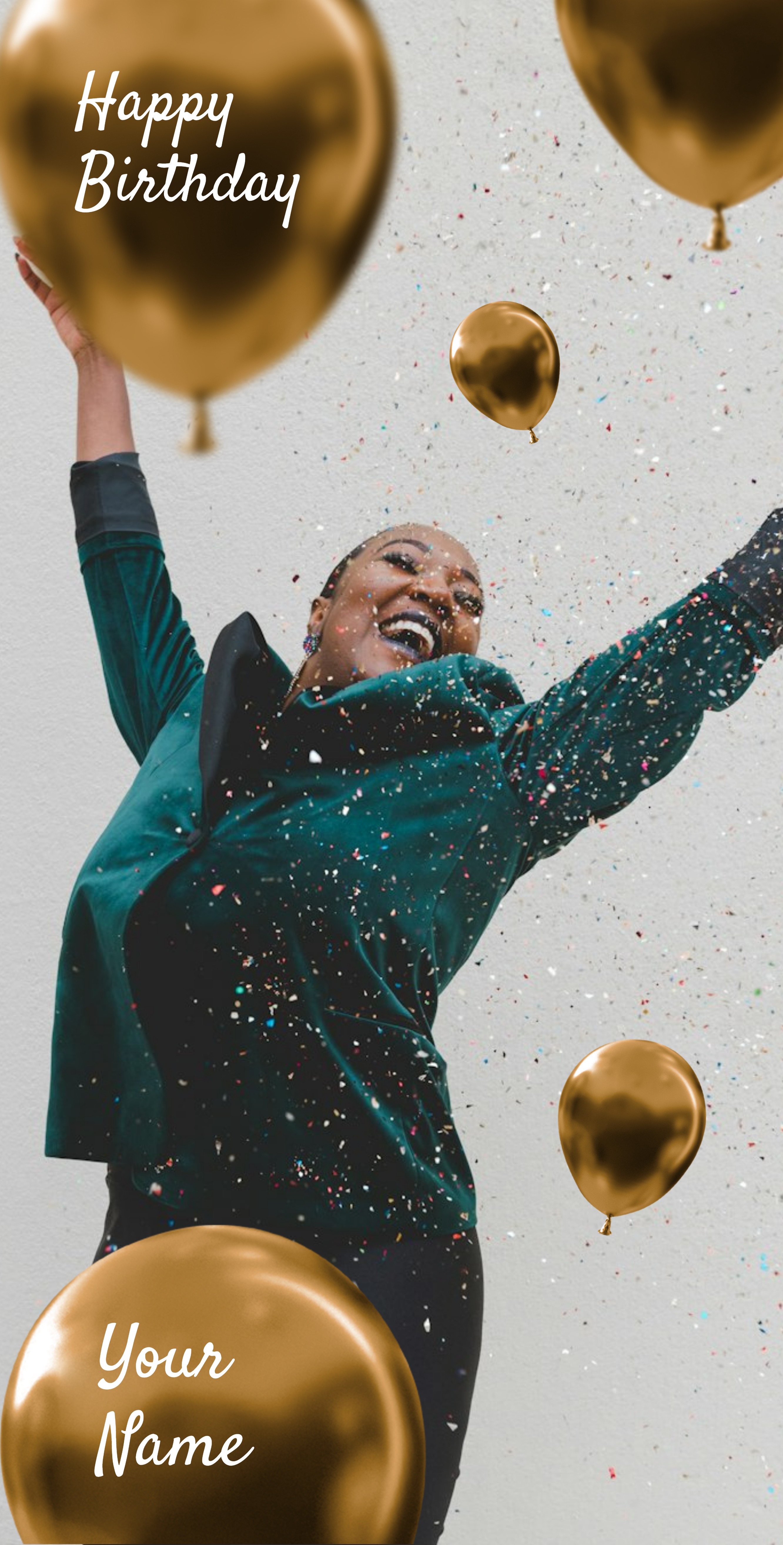 Festive Vinyl Banner (3 x 6) Vertical_Birthday 2 