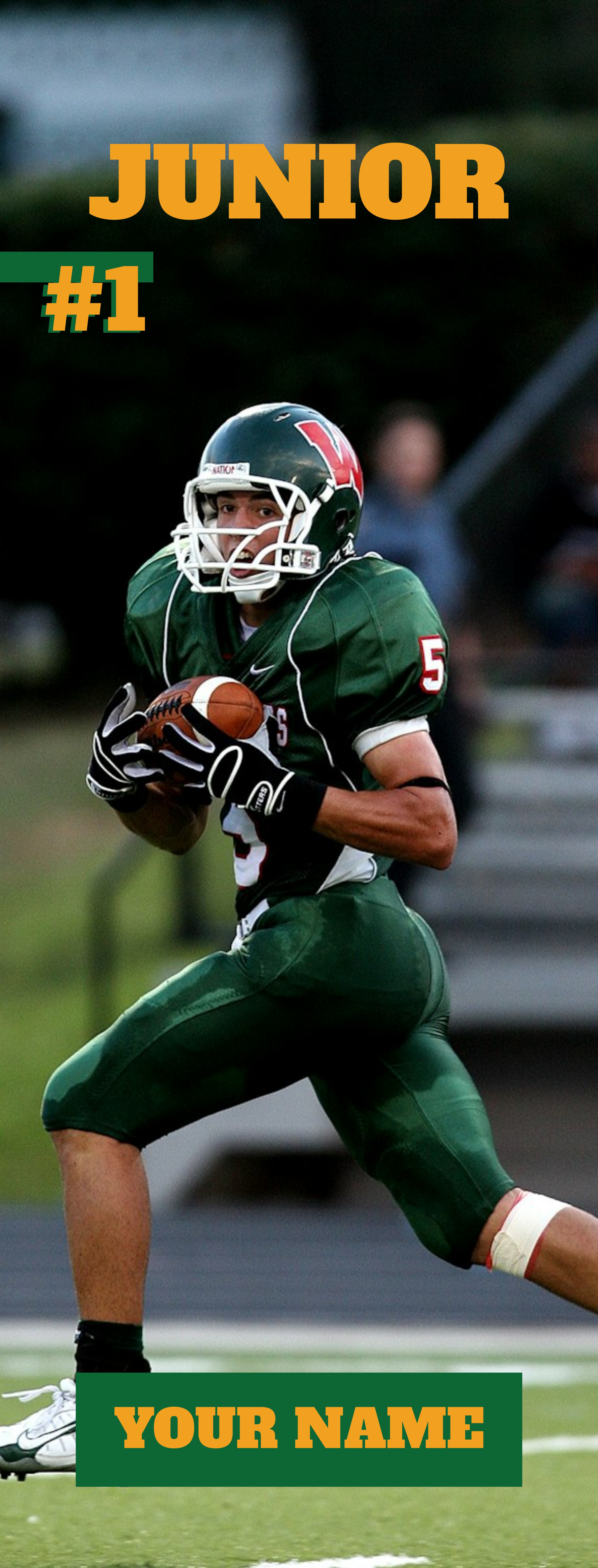 Festive Vinyl Banner (3 x 8) Vertical_Sports 2 