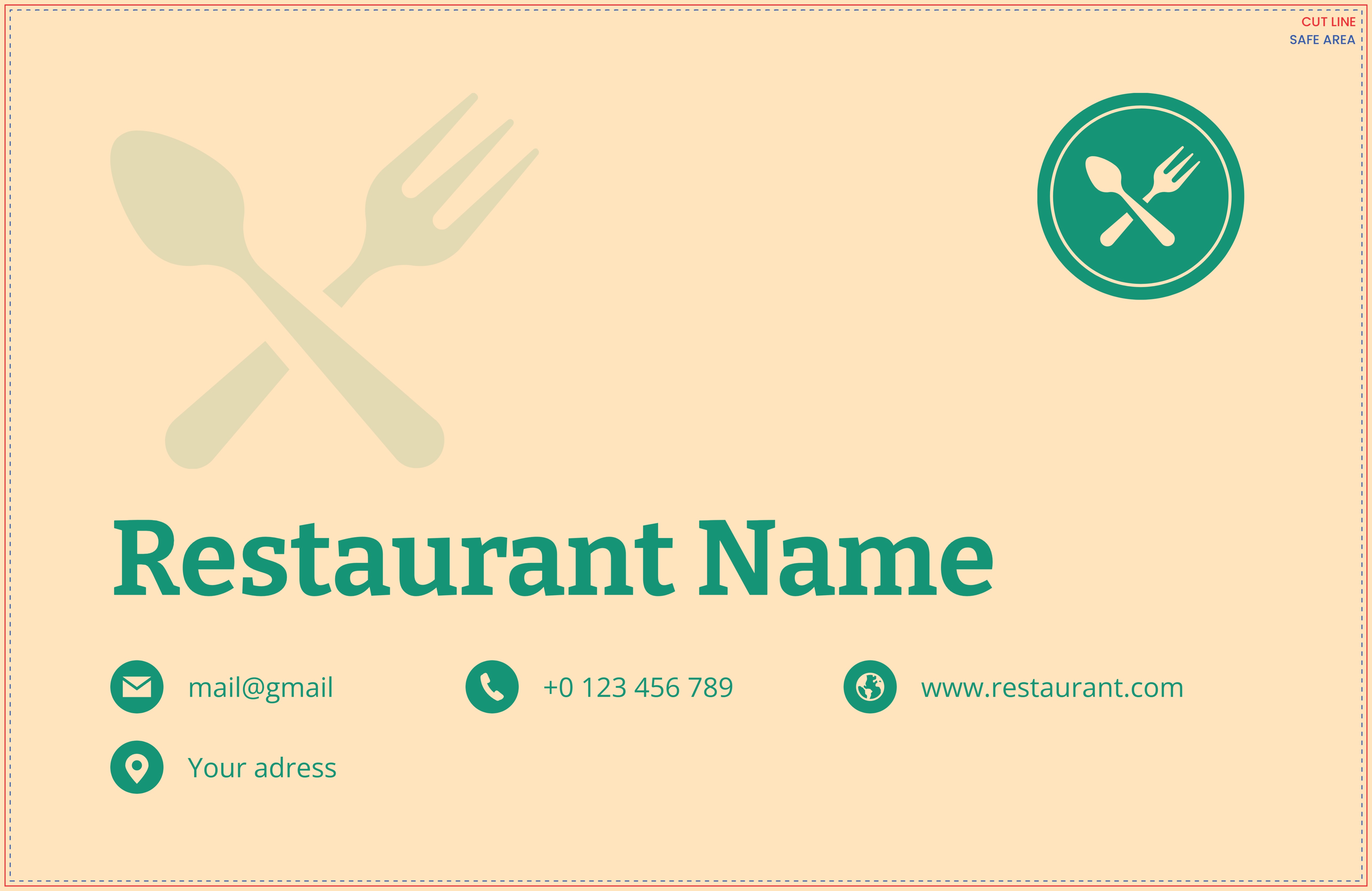 Flyer (11 x 17) Horizontal_Restaurant 2