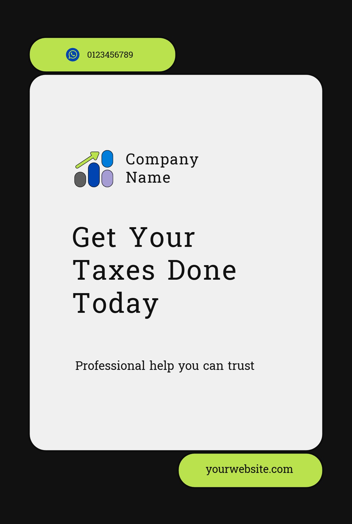 Flyer (4 x 6) Accounting and finances 9 