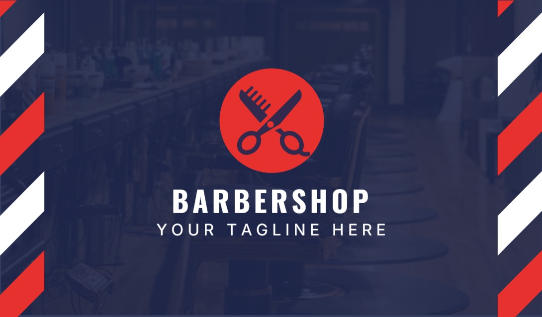 Premium Business Card - Horizontal (3.5 x 2)_Barbershop 1