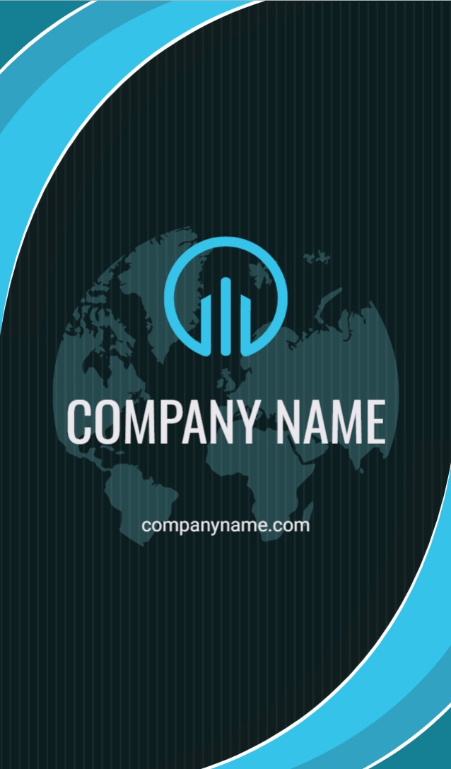 Premium Business card - Vertical (2 x 3.5)_Travel Agency 2