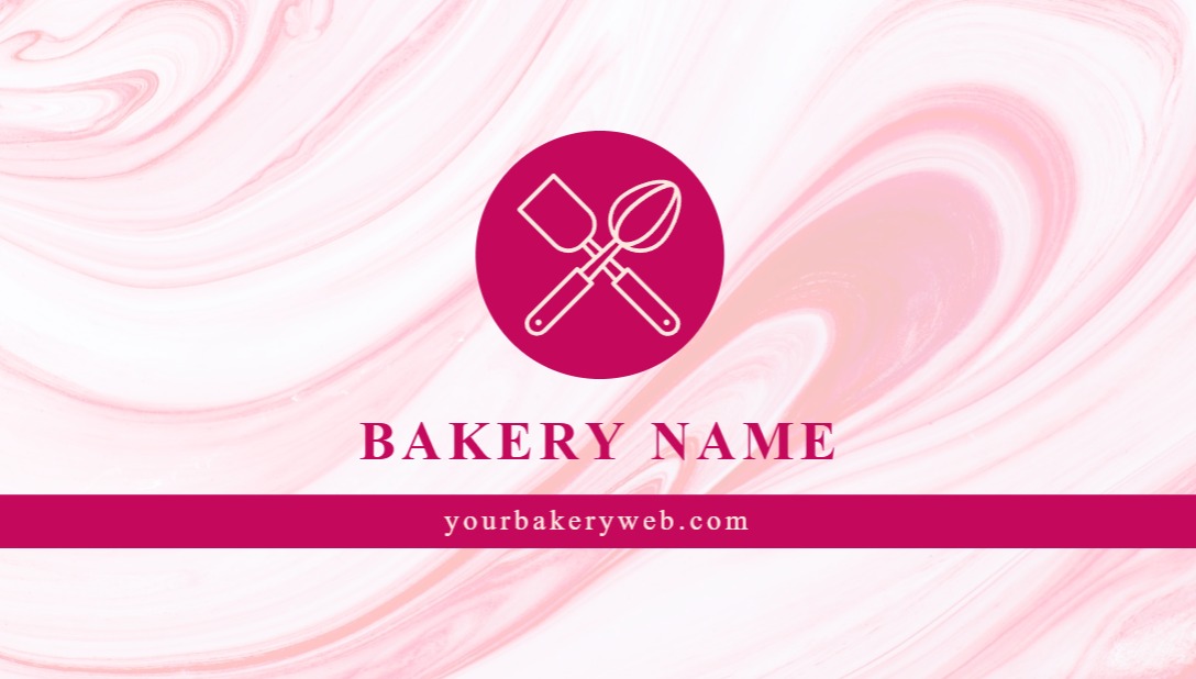 Regular Business Card - Horizontal (3.5 x 2) 2 Rounded Corners_Bakery 1