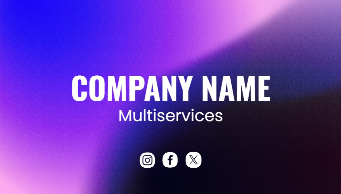 Regular Business Card - Horizontal (3.5 x 2) 2 Rounded Corners_Multiservices 1