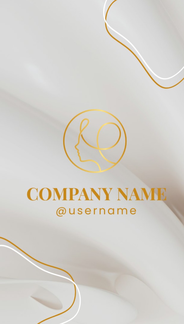 Regular Business Card - Vertical (2 x 3.5) 2 Rounded Corners Beauty Spa 2