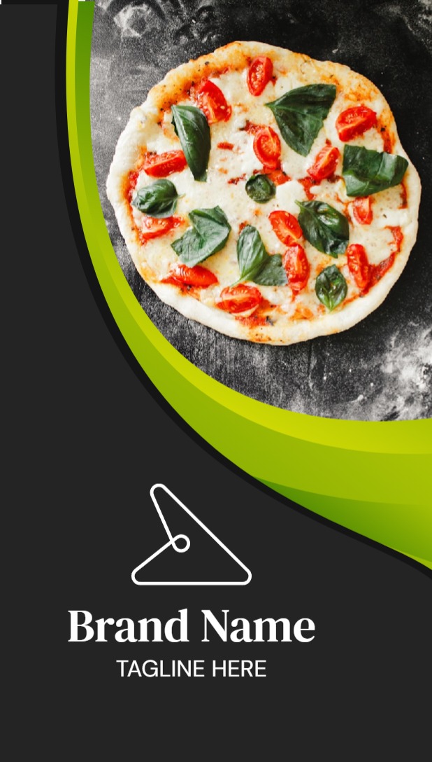 Regular Business Card - Vertical (2 x 3.5) 2 Rounded Corners_Restaurant  1