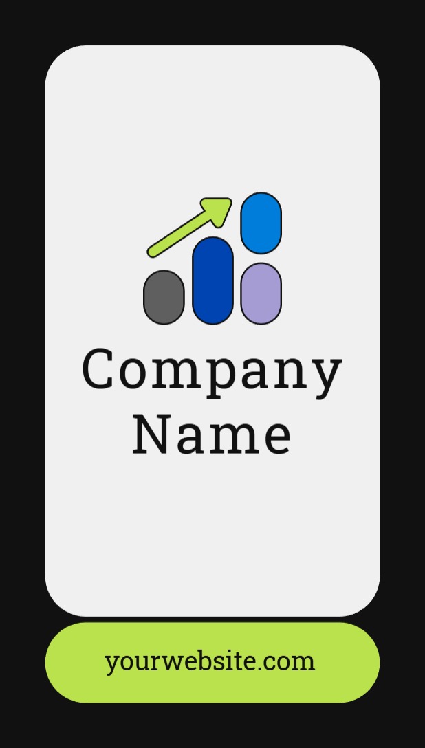 Regular Business Card - Vertical (2 x 3.5) Rounded Corners_Accounting & Finances 9