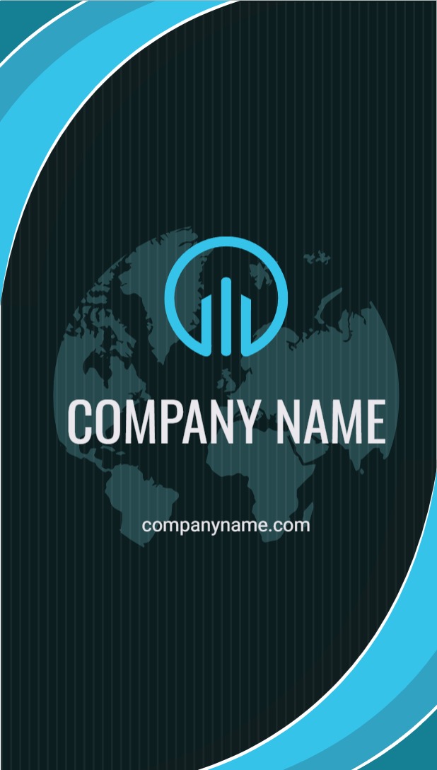 Regular Business Card - Vertical (2 x 3.5) Rounded Corners_Travel Agency 2