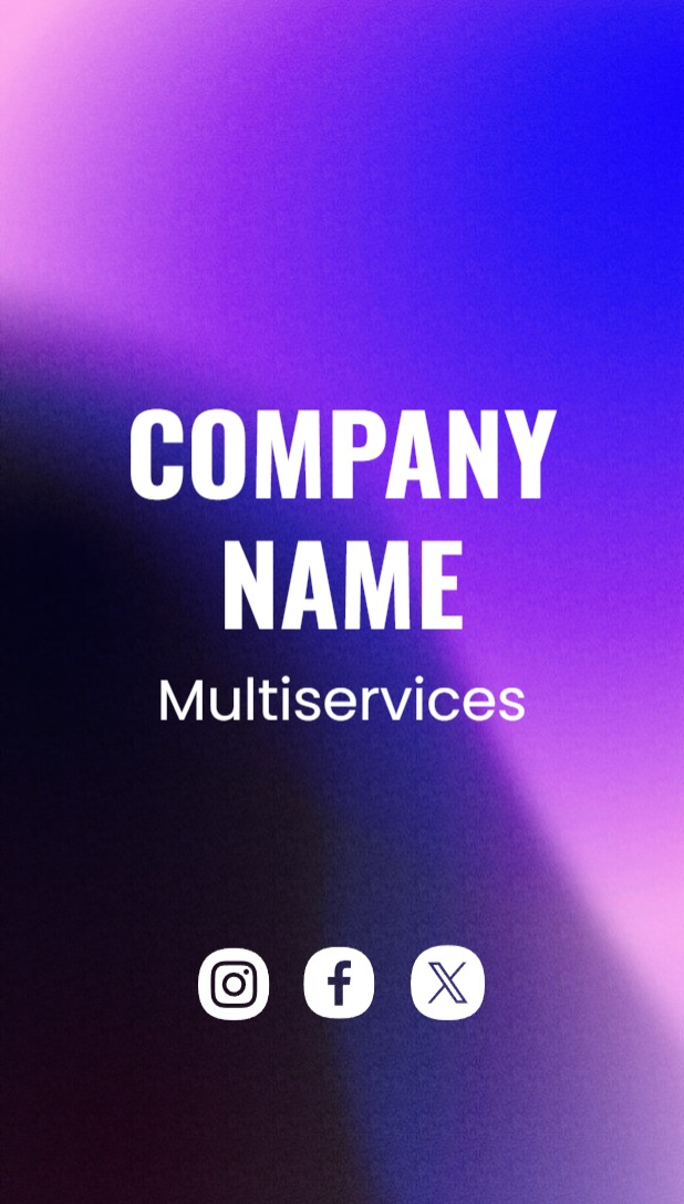 Regular Business Card - Vertical (2 x 3.5)_Multiservices 1