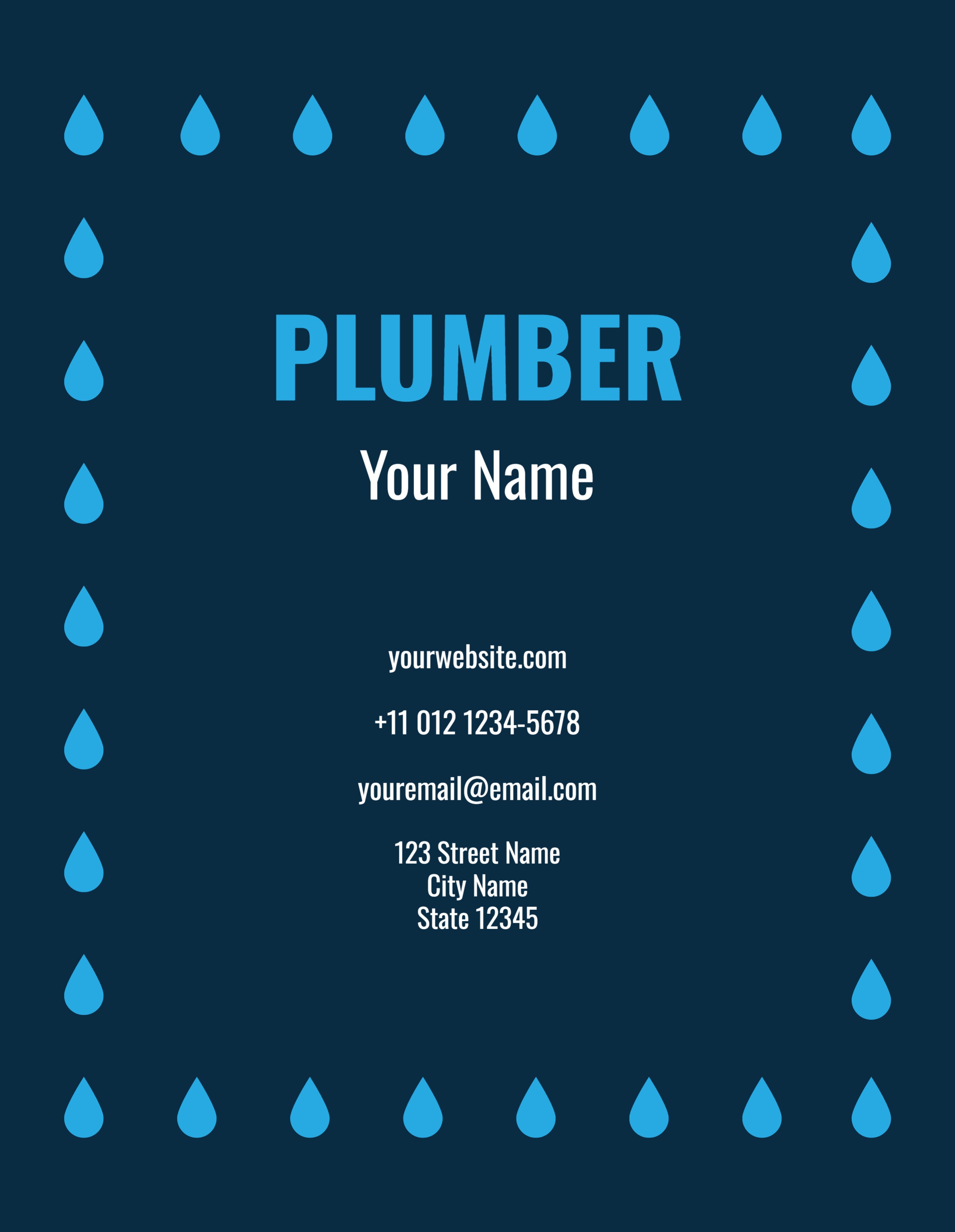 Regular Postcard (8.5 x 11)_Plumbing 2