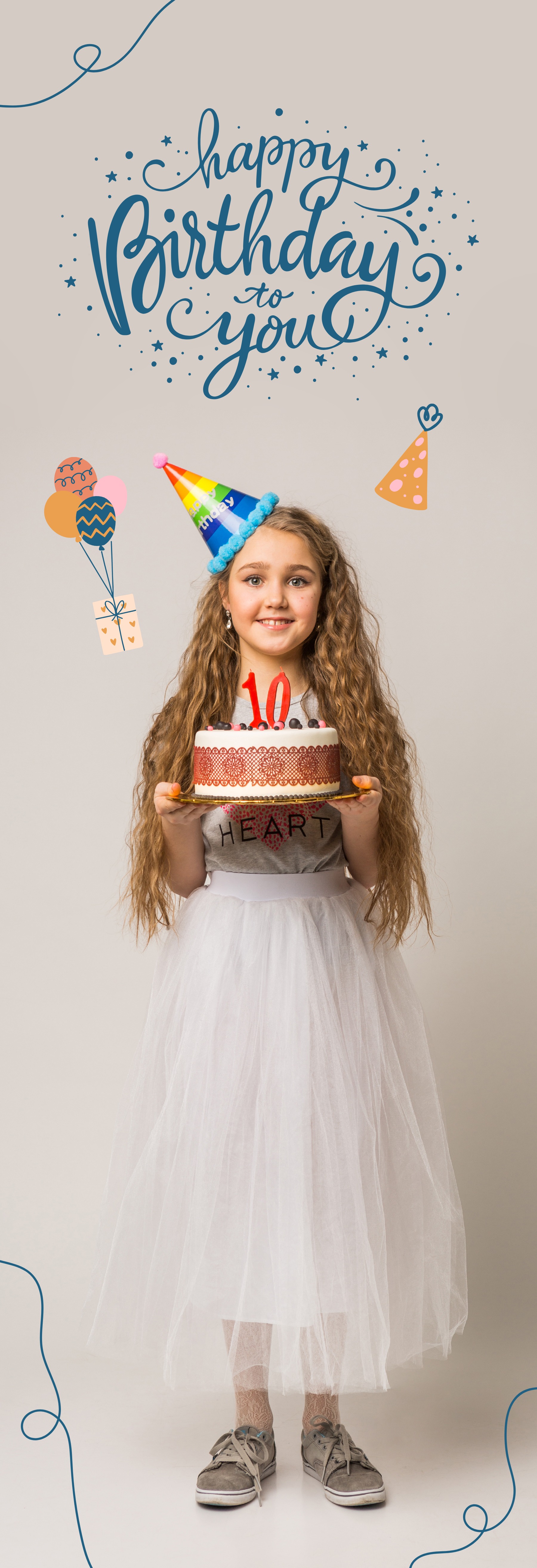 Vinyl Banner (2 x 6) Vertical_Birthday 1