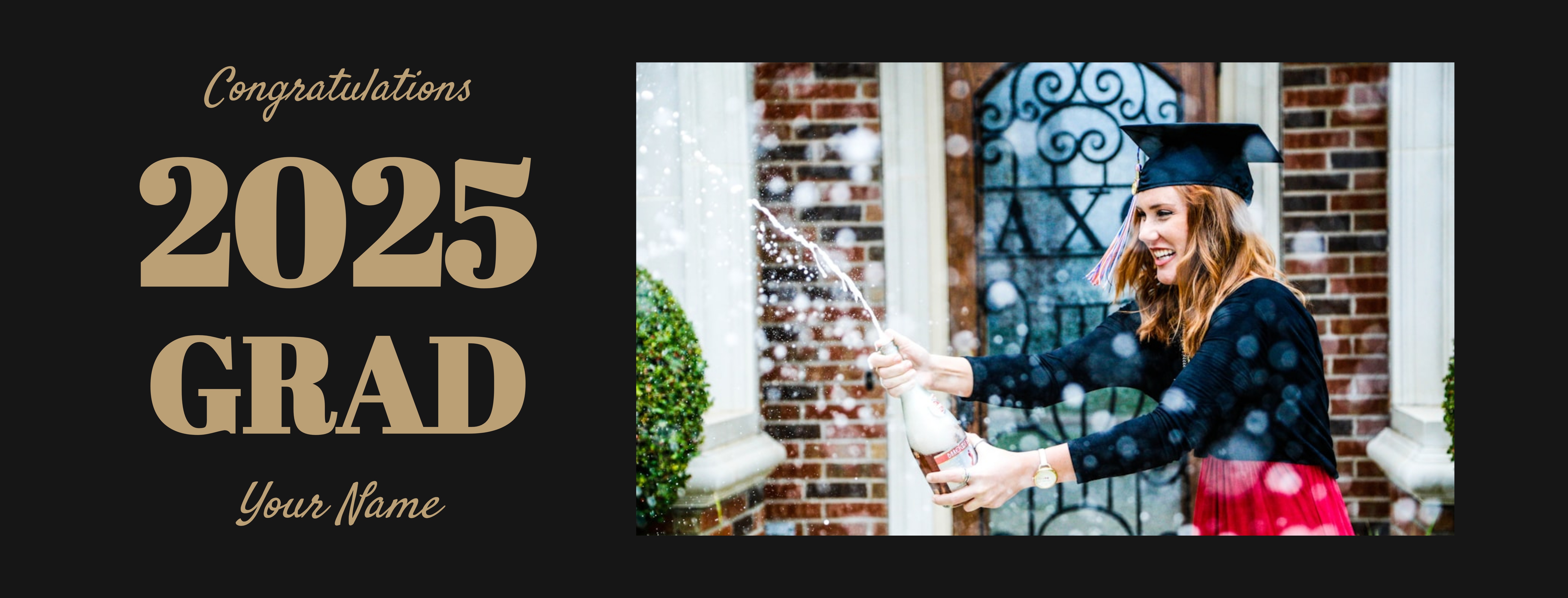 Vinyl Banner (3 x 8) Horizontal_Graduation 1