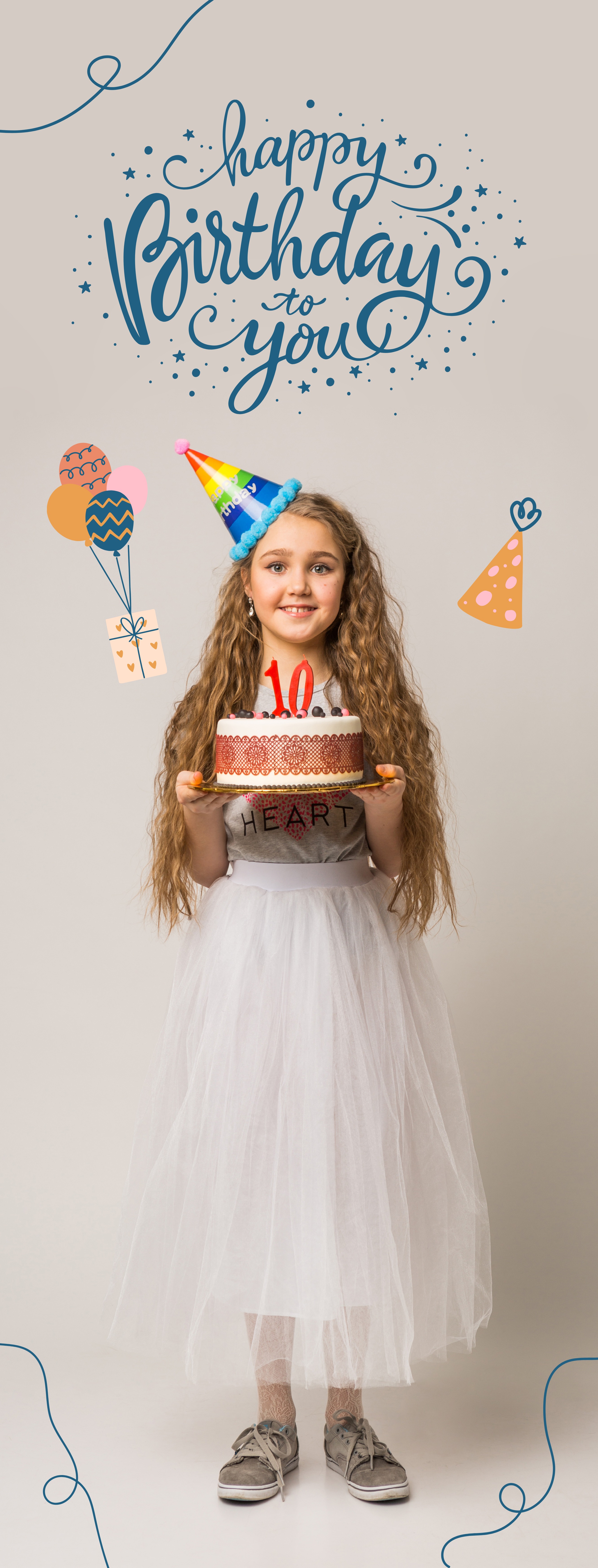 Vinyl Banner (3 x 8) Vertical_Birthday 1